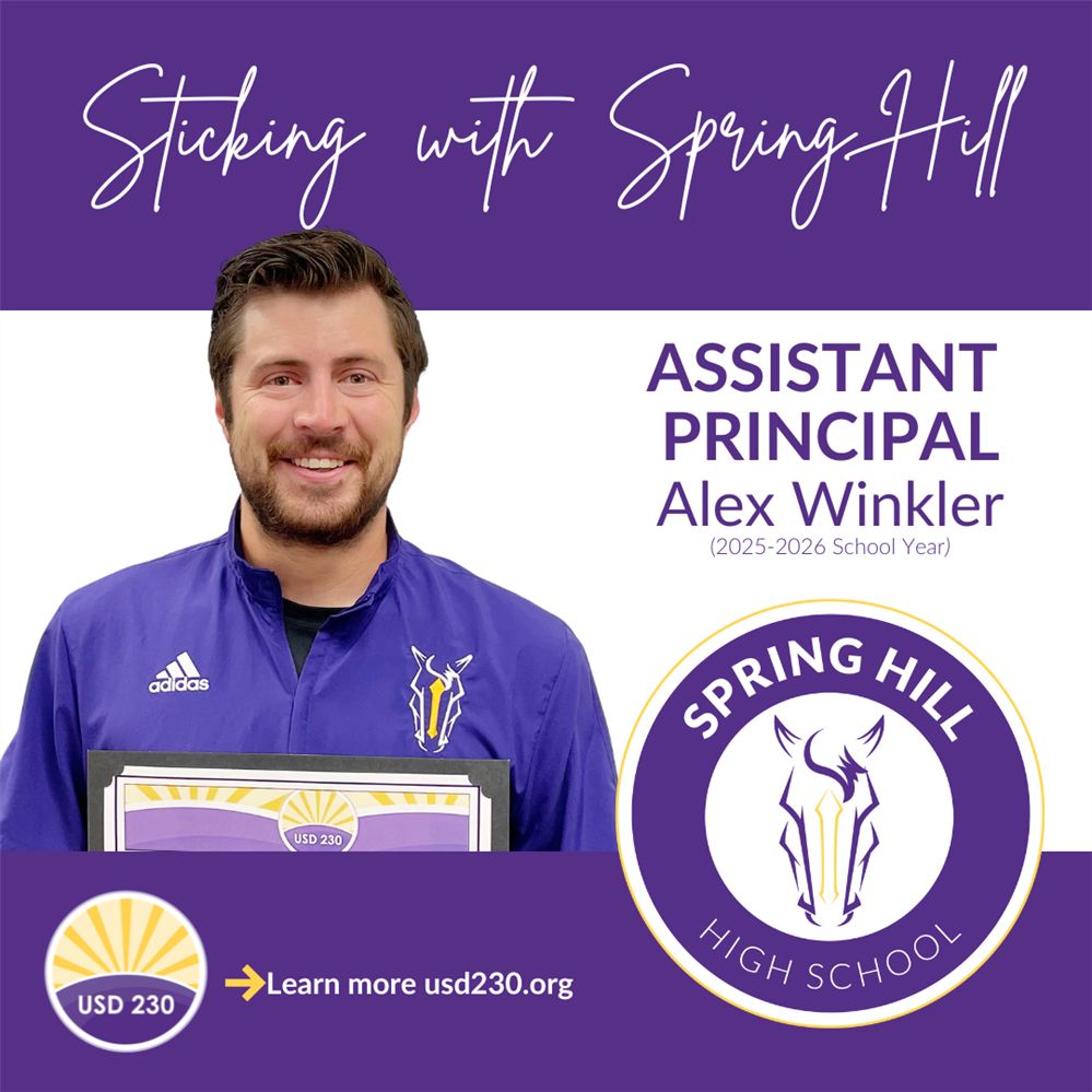  Image of Alex Winkler wearing Spring Hill gear, featuring he is sticking with spring hill